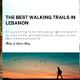 The best Walking trails in Lebanon
