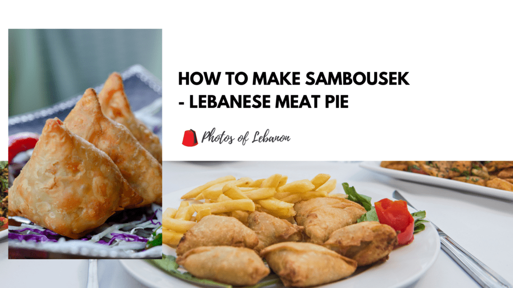 How to make Sambousek - Lebanese Meat Pie