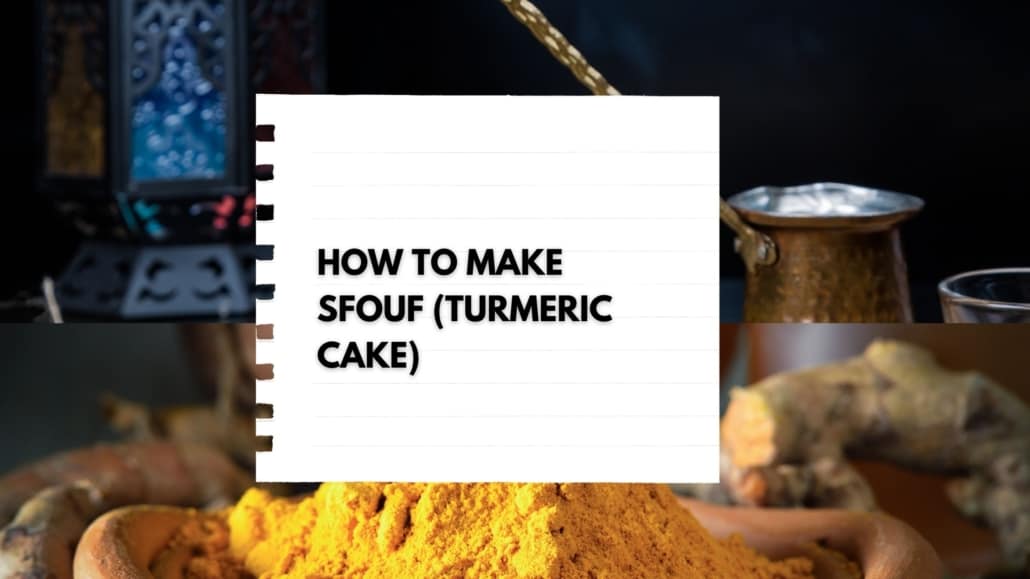 How to make Sfouf (Turmeric Cake)