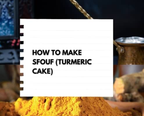 How to make Sfouf (Turmeric Cake)