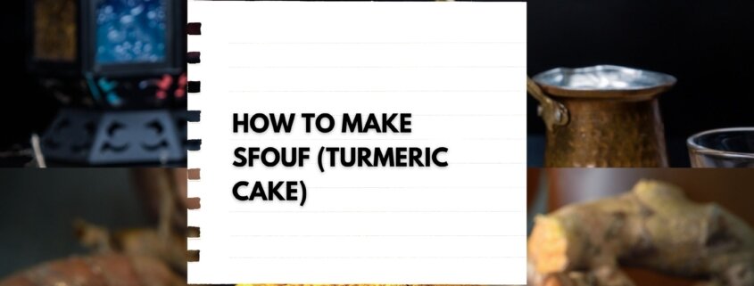 How to make Sfouf (Turmeric Cake)